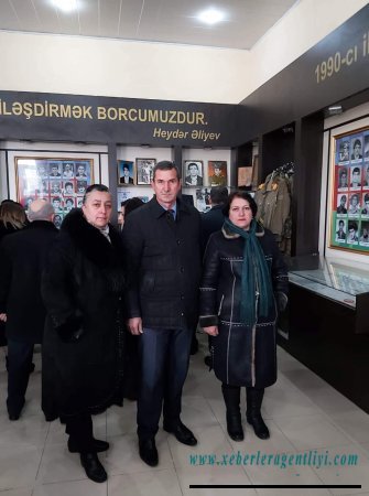 ADPU-nun Quba Filialının əməkdaşları Şəhidlər Xiyabanını ziyarət edib