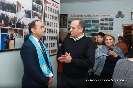 YAP-ın 120 saylı Cəbrayıl-Qubadlı seçki dairəsindən deputatlığa namizədi Ceyhun Valeh oğlu Məmmədov Yeni Suraxanıda məskunlaşan Cəbrayıldan olan məcburi  köçkünlərin evində olub, həyətlərdə onlarla görüşüb