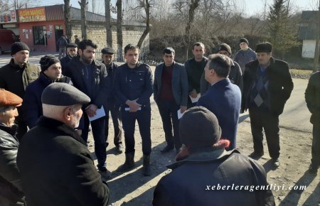 Yusif Osmanlı Qalınçaq kəndində süçicilərlə görüşüb.