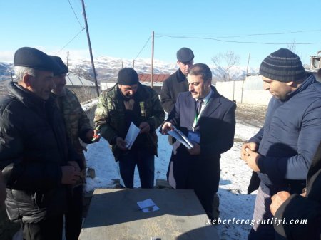 Yusif Osmanlı 70 kənddə görüş keçirib.