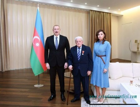 İlham Əliyev və Mehriban Əliyeva Xalq artisti ilə görüşdü - FOTO