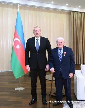 İlham Əliyev və Mehriban Əliyeva Xalq artisti ilə görüşdü - FOTO