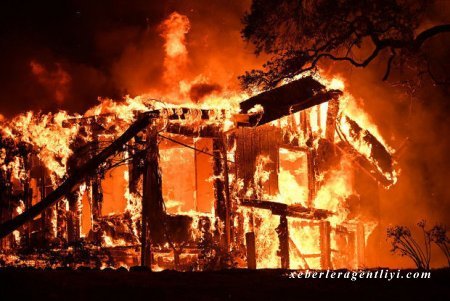 Azərbaycanda daha bir dəhşətli cinayət: Kişi keçmiş arvadını öldürüb, evi yandırdı