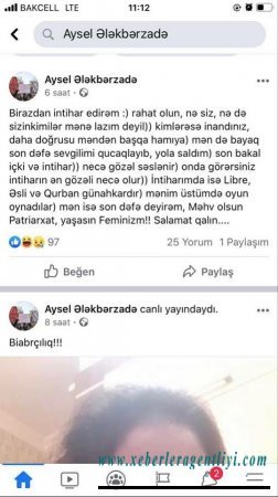 Bakıda özünü binadan atan qızın görüntüləri - FOTOLAR
