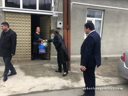 ADPU-nun Quba filialının əməkdaşları bayram münasibətilə aztəminatlı ailələri və şəhid ailəsini ziyarət ediblər