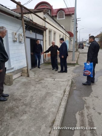 ADPU-nun Quba filialının əməkdaşları bayram münasibətilə aztəminatlı ailələri və şəhid ailəsini ziyarət ediblər