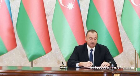 İlham Əliyev sərəncam imzaladı