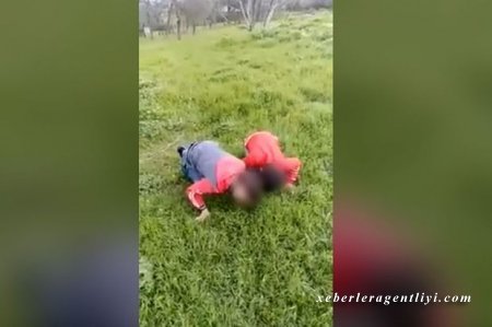 Övladını "otlamağa" məcbur edən şəxs həbs olundu - Foto