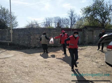 Novruz Aslanov İsmayıllıda növbəti humanitar aksiya keçirdi- FOTO