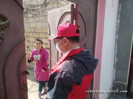 Novruz Aslanov İsmayıllıda növbəti humanitar aksiya keçirdi- FOTO