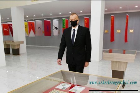 Prezident İlham Əliyev Tərtər rayonundadır