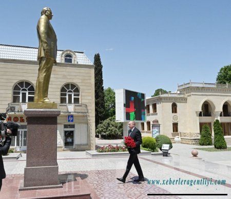 Prezident İlham Əliyev Tərtər rayonundadır