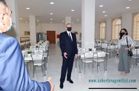 İlham Əliyev və Mehriban Əliyeva Gəncədə universitetin yeni tədris mərkəzinin açılışında - YENİLƏNİB+FOTO