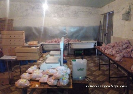 Quş ətinin çəkisini “unikal yolla” artıran müəssisə aşkarlandı