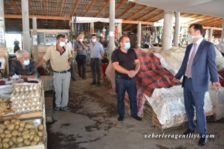 İsmayıllıda dövlət rəsmiləri daha bir COVID-19 reydi keçirib  