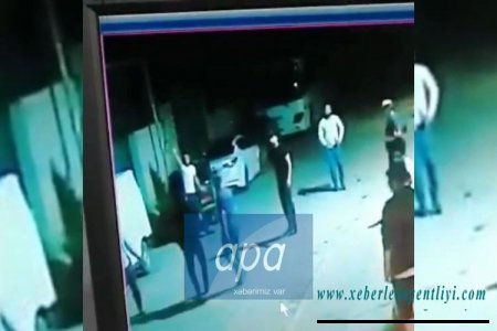 Bakıda kriminal avtoritetin öldürülmə anının GÖRÜNTÜLƏRİ