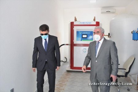 Tədris Terapevtik Klinikasında yeni oksigen generatoru işə salınıb