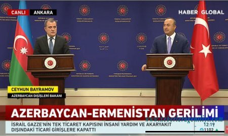 Ceyhun Bayramov Mövlud Çavuşoğlu ilə danışıqlarda - CANLI YAYIM