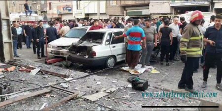 Tehranda güclü partlayış - 1 ölü, 10 yaralı - FOTO