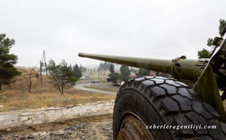 Ermənilər Tərtəri artilleriya atəşinə tutur - RƏSMİ