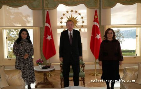 Ərdoğan azərbaycanlı xanımları qəbul etdi