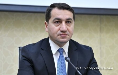 Hikmət Hacıyev: “Ermənistan baş naziri yenə yalan danışır” - FOTO