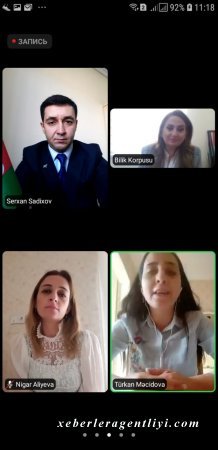 “ Hərbi Vətənpərvərlik mövzusunda sosial-çarx” layihəsinin tədbirlər planına əsasən “Zoom” proqramı vasitəsilə açılış mərasimi təşkil olunmuşdur