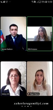 “ Hərbi Vətənpərvərlik mövzusunda sosial-çarx” layihəsinin tədbirlər planına əsasən “Zoom” proqramı vasitəsilə açılış mərasimi təşkil olunmuşdur