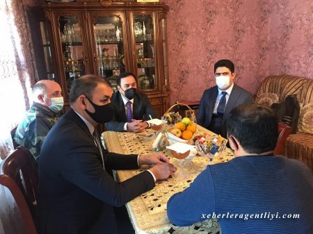 İsmayıllıda qazilərin ailələri növbəti dəfə ziyarət olunub
