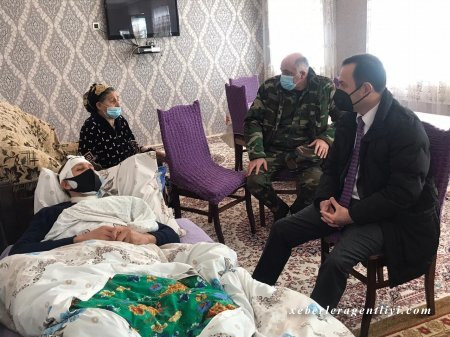 İsmayıllıda qazilərin ailələri növbəti dəfə ziyarət olunub