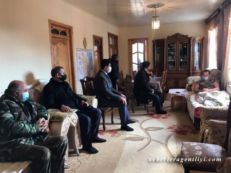İsmayıllıda qazilərin ailələri növbəti dəfə ziyarət olunub