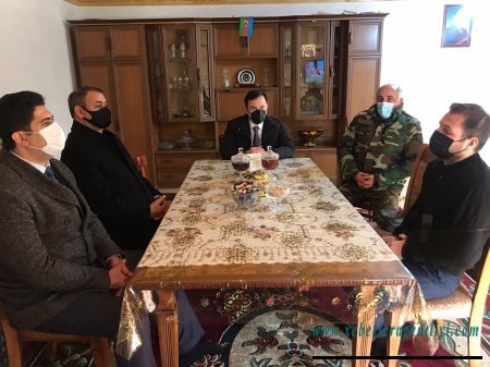 İsmayıllıda qazilərin ailələri növbəti dəfə ziyarət olunub