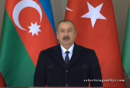 İlham Əliyev: “Şadam ki, Rəcəb Tayyib Ərdoğan mənim dəvətimi qəbul edərək, burada iştirak edir”