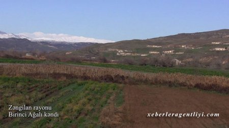 Zəngilanın Birinci Ağalı kəndindən videogörüntülər