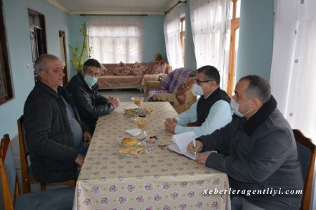 Novruz Aslanovun şəhid və qazi ailələri ilə görüşü davam edir