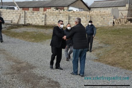 Novruz Aslanovun şəhid və qazi ailələri ilə görüşü davam edir