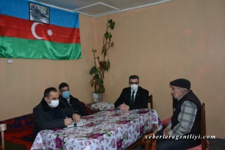 Deputat növbəti dəfə şəhid ailələri ilə görüşdü - FOTOLAR