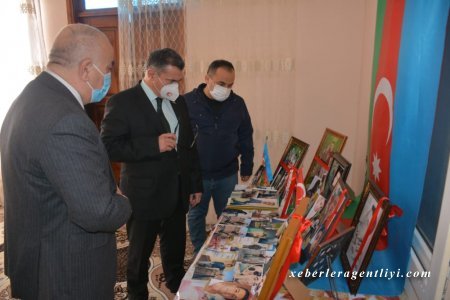 Deputat şəhid ailələrini ziyarət etdi-Fotolar