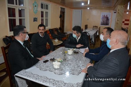 Deputat şəhid ailələrini ziyarət etdi-Fotolar