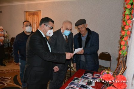 Deputat şəhid ailələrini ziyarət etdi-Fotolar