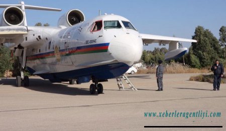 Hirkan Milli Parkında yanğını söndürmək çətinləşib: Amfibiya təyyarəsi havaya qaldırıldı