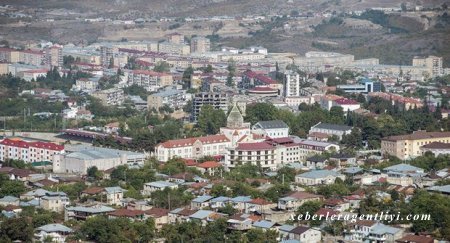 Ermənilər Xankəndini tərk edir - Foto