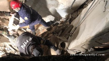 Xırdalanda partlayış nəticəsində dağıntılar altında qalan azyaşlının meyiti tapıldı - YENİLƏNİB + VİDEO