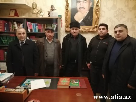 ATİA.AZ-ın çəkiliş qrupu AYB-nin üzvü, “Qızıl Qələm “ mükafatı laueratı, şair-filosof HACI LOĞMAN QORQUD OCAĞINDA.... ATİA.AZ-ın çəkiliş qrupu AYB-nin üzvü, “Qızıl Qələm “ mükafatı laueratı, şair-filosof HACI LOĞMAN QORQUD OCAĞINDA....