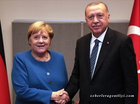Ərdoğan və Merkel arasında görüş keçirilib