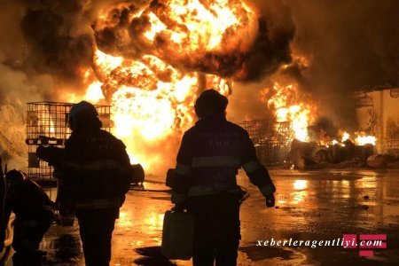 Bakıdakı güclü yanğında ölən və yaralananlar var