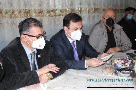 Novruz Aslanov şəhid ailələrini və qaziləri ziyarət etdi