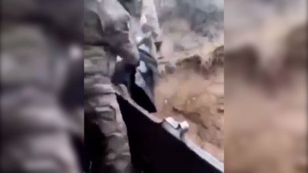 Erməni vəhşiliyinin növbəti sübutu: Mülki azərbaycanlıları bir-birilərinə bağlayıb, yandırıblar - VİDEO