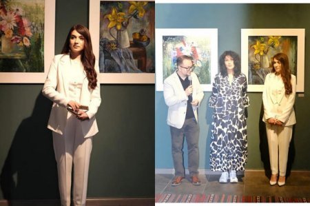 Azərbaycanın Əməkdar rəssamının Berlində sərgisi açılıb - FOTO