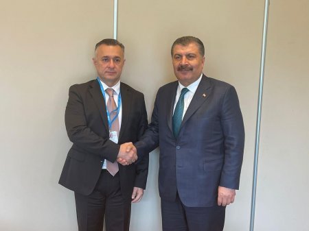 Azərbaycan və Türkiyə səhiyyə nazirləri Cenevrədə iki qardaş ölkənin səhiyyə sahəsində gələcək əməkdaşlıq məsələlərini müzakirə etdilər